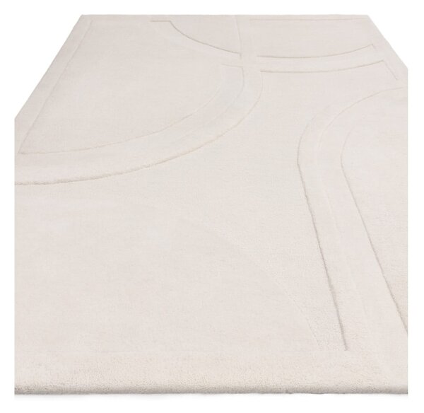 Bílý vlněný koberec 120x170 cm Olsen – Asiatic Carpets