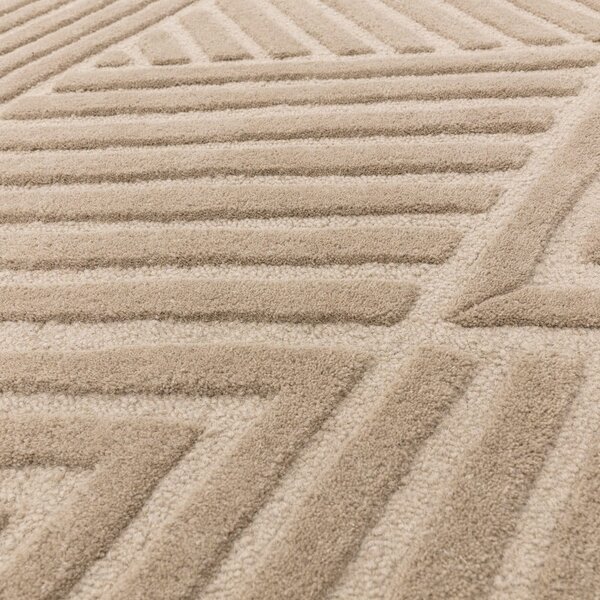 Světle hnědý vlněný koberec 120x170 cm Hague – Asiatic Carpets