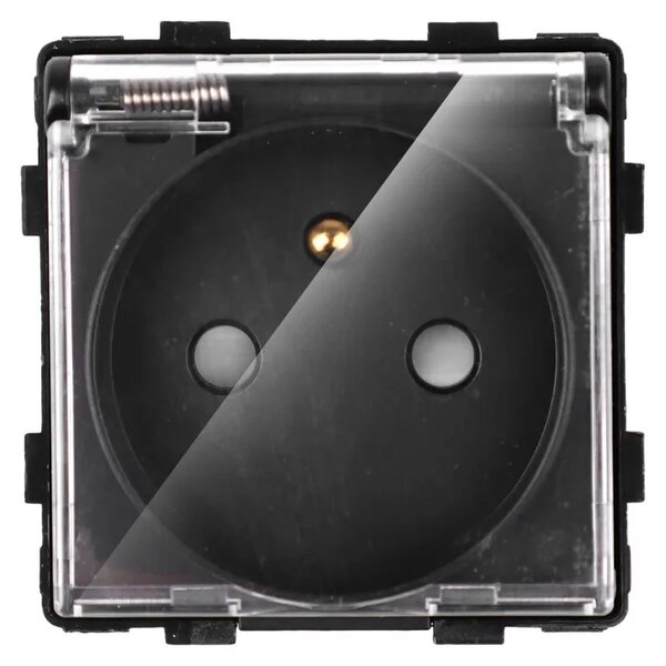 Modul 230V zásuvky s krytkou R-Socket-16A-Cover-B
