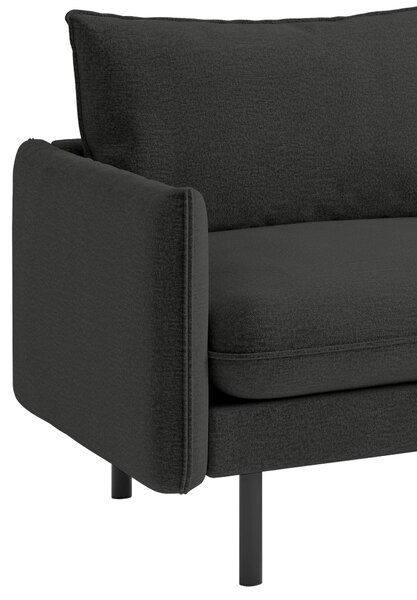 SEDACÍ SESTAVA, textil, tmavě šedá Livetastic - Online Only sedačky, Online Only