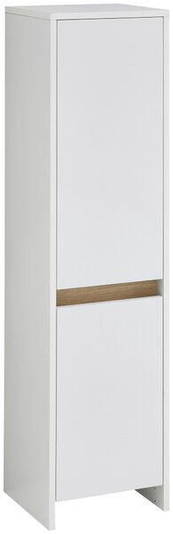 MIDI SKŘÍŇKA, bílá, barvy dubu, 32,6/125,1/32,2 cm Xora - Koupelnové série, Online Only