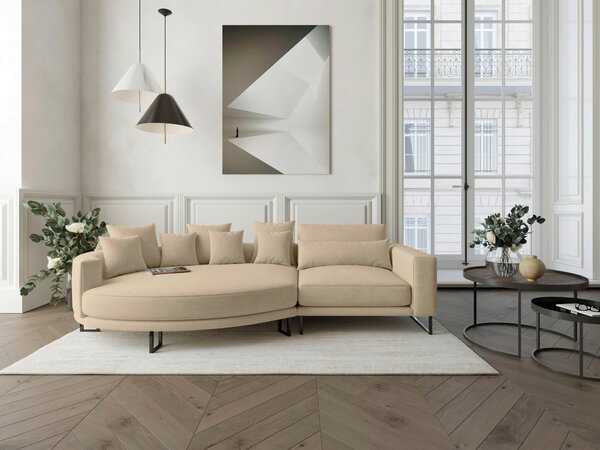 POHOVKA BIG SOFA, textil, béžová Livetastic - Pohovky, Online Only