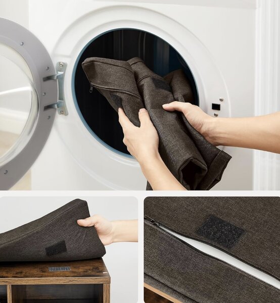 SONGMICS Botník Vasagle Endersen 105 cm hnědý/černý