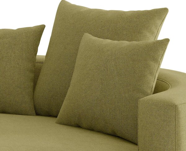 POHOVKA BIG SOFA, textil, olivově zelená Livetastic - Pohovky, Online Only