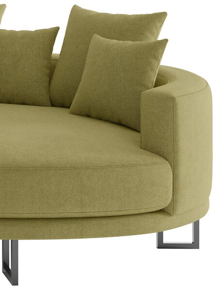 POHOVKA BIG SOFA, textil, olivově zelená Livetastic - Pohovky, Online Only