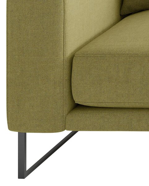 POHOVKA BIG SOFA, textil, olivově zelená Livetastic - Pohovky, Online Only
