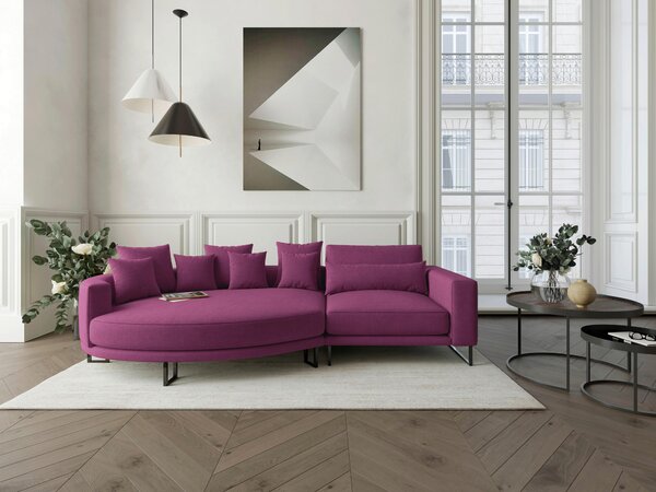 POHOVKA BIG SOFA, textil, magenta Livetastic - Pohovky, Online Only