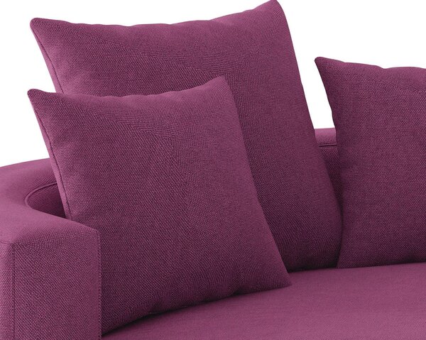 POHOVKA BIG SOFA, textil, magenta Livetastic - Pohovky, Online Only