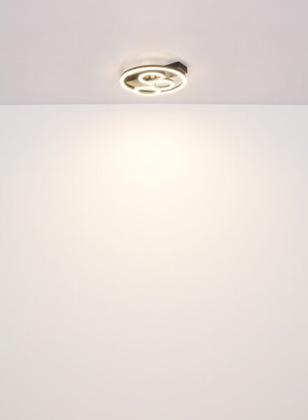 Globo 48040-40 - LED Stm. stropní svítidlo DARRYL I 40W/230V pr. 35x33 cm + DO