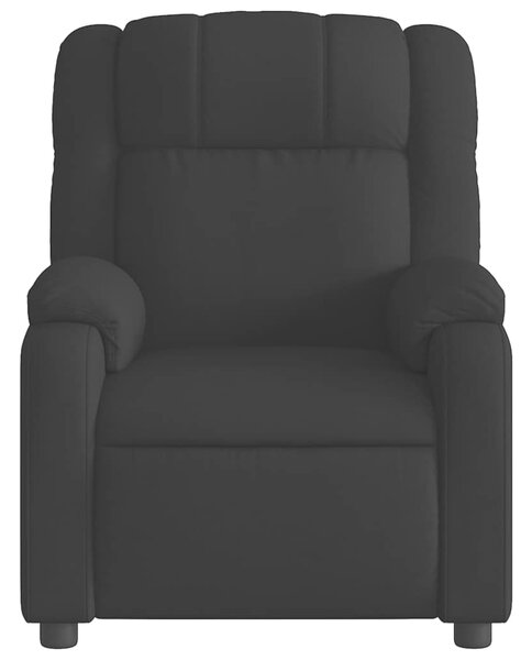Polohovací křeslo černé, látkové 3206202