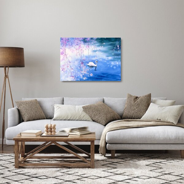 Skleněný obraz - Magické jezero (70x50 cm)