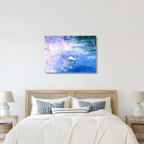 Skleněný obraz - Magické jezero (70x50 cm)