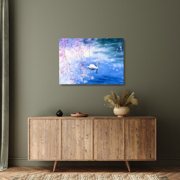 Skleněný obraz - Magické jezero (70x50 cm)