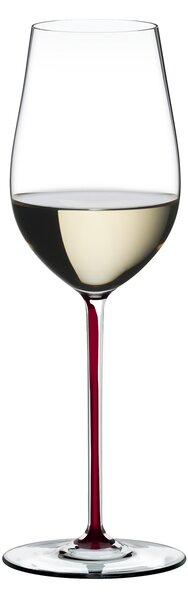 Sklenice RIEDEL Fatto a Mano Riesling/Zinfandel Dragon Red 409 ml – na aromatická bílá a lehčí červená vína, 1 ks 4900/15DR
