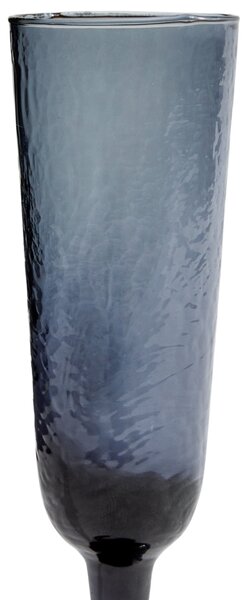 Kave Home Modrá sklenice na sekt Sileia