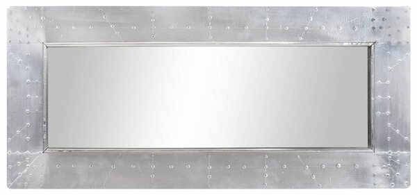 Zrcadlo s kovovým rámem 110 x 50 cm kov 320638