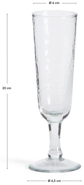 Kave Home Sklenice na sekt Sileia