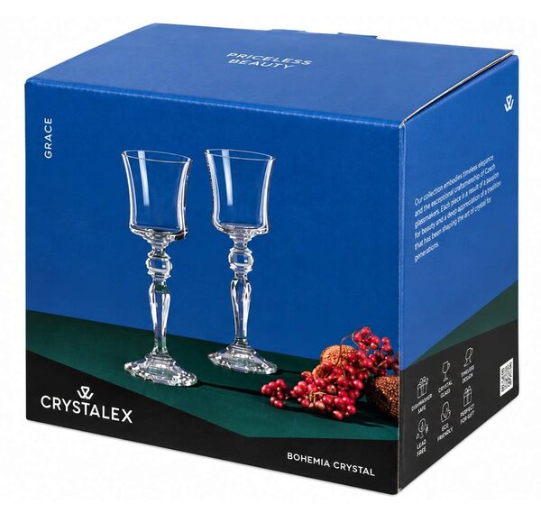 Crystalex skleničky na likér Grace 60 ml 6 ks
