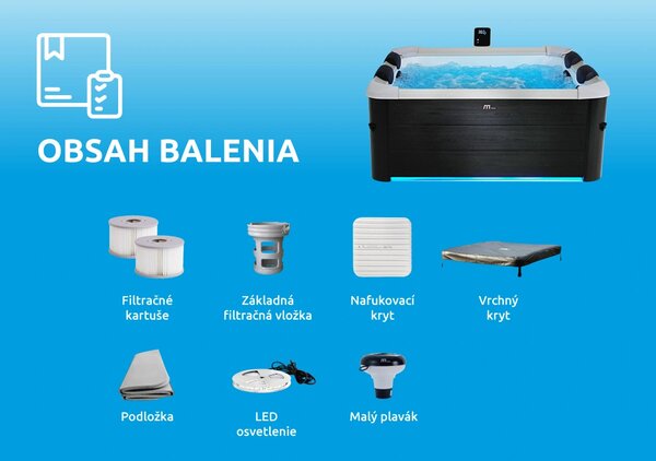 Mspa | Vířivý bazén MSPA Oslo F-OS063W | 11400302