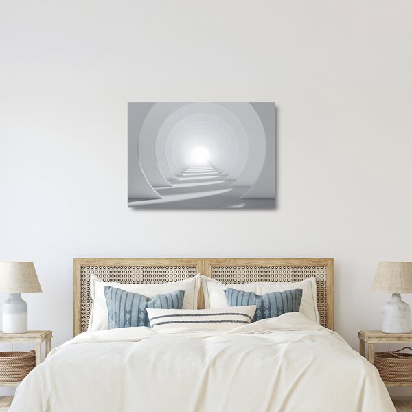 Skleněný obraz - 3D tunel (70x50 cm)