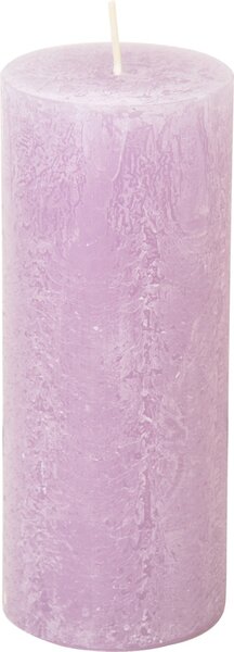 IHR Světle fialová cylindrická svíčka 17 cm