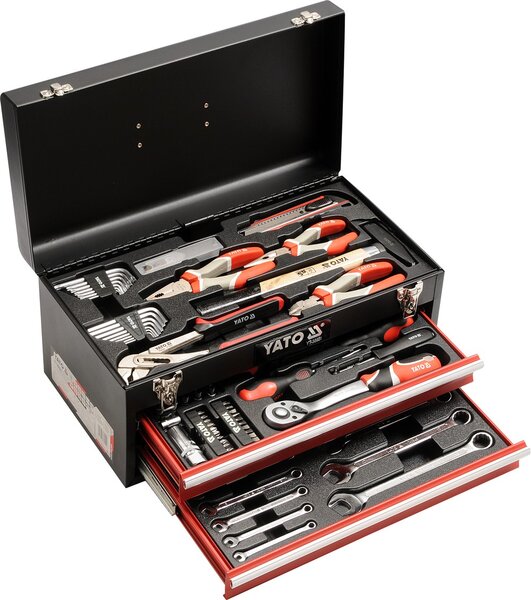 YATO Skříňka s nářadím 1/2", 1/4" 80 ks Yato