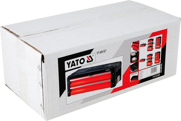 YATO Skříňka na nářadí, 2x zásuvka, komponent k YT-09101/2