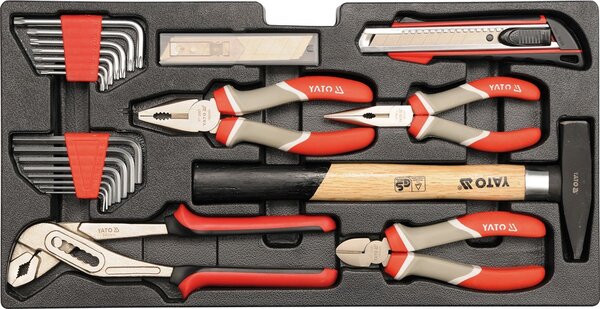 YATO Skříňka s nářadím 1/2", 1/4" 80 ks Yato