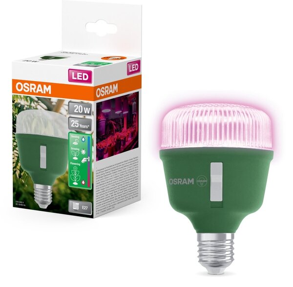 LED žárovka pro pěstování rostlin Star Grow Lamp T 80, 20W, Čirá, E27