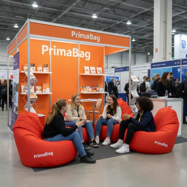 Sedací pytel Primabag Yoko polyester červená