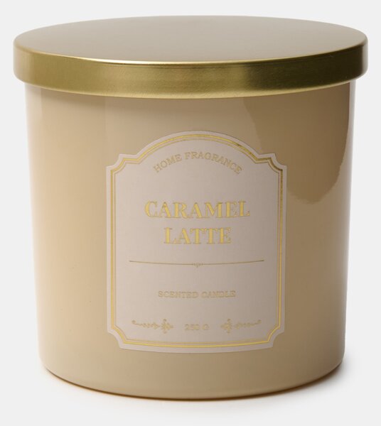 Sinsay - Vonná svíčka Carmel Latte - béžová