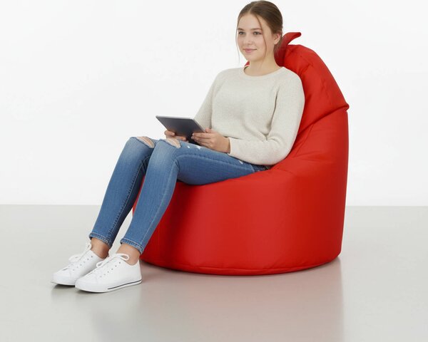 Sedací pytel Primabag Yoko polyester červená