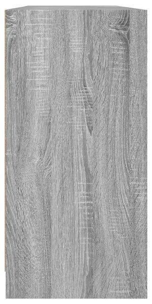 Knihovna s dvířky šedá sonoma 204 x 37 x 75 cm kompozitní dřevo 3206536