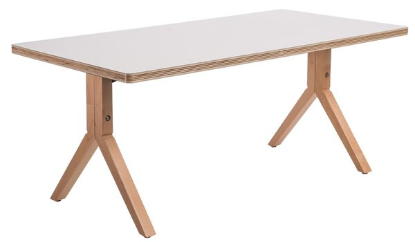Stůl BRUNO 45 cm, 120 x 60 cm, bílá , dřevo