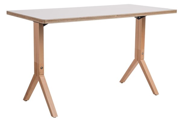 Stůl BRUNO 70 cm, 120 x 60 cm, bílá , dřevo