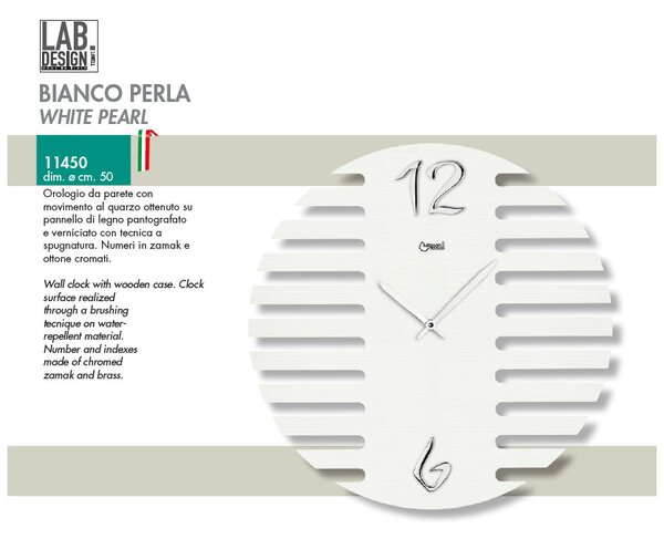 Lowell Italy Designové nástěnné hodiny 11450 Lowell 50cm