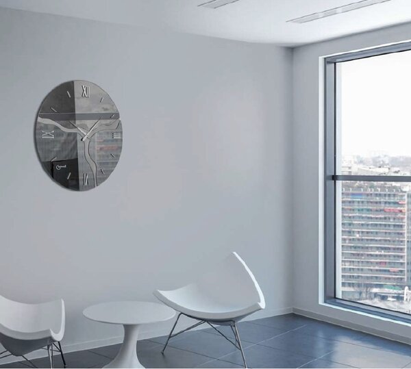 Lowell Italy Designové nástěnné hodiny 11540 Lowell 70cm