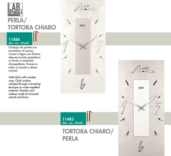 Lowell Italy Designové nástěnné hodiny 11483 Lowell 60cm