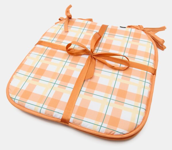Sinsay - Sada oboustranných polštářků na židli s podzimním motivem 2 pack - oranžová