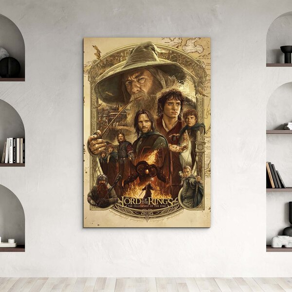 DUBLEZ | Dřevěný obraz - The Lord of the Rings | UV tisk, Premium