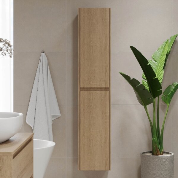 Koupelnová skříňka TRONDHEIM 174 cm dub