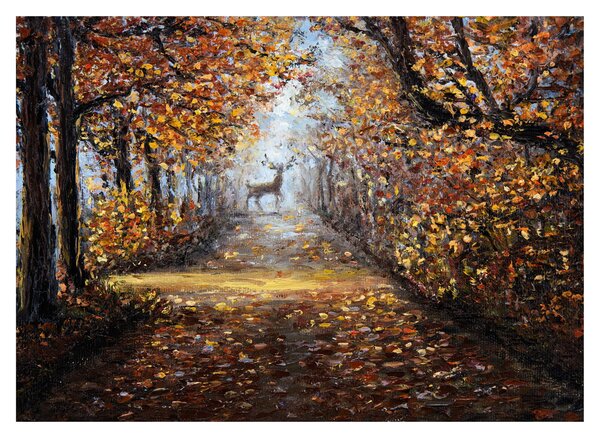 Skleněný obraz - Duch lesa (70x50 cm)