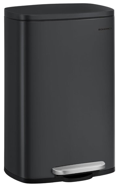SONGMICS Odpadkový koš Doro 50 L černý