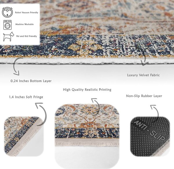 Béžový koberec 80x150 cm – Mila Home