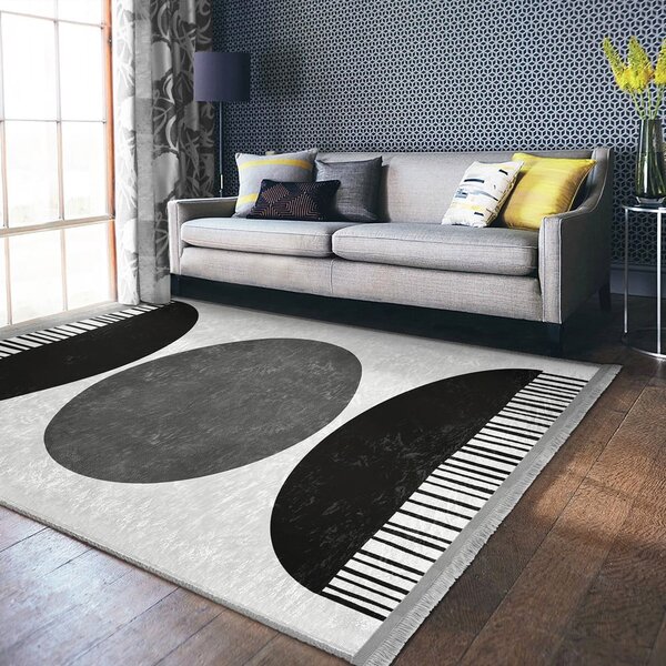 Bílo-černý koberec 160x230 cm – Mila Home