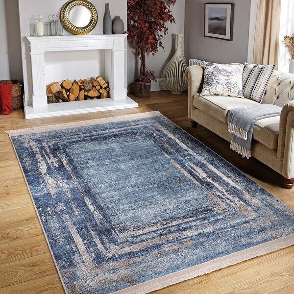 Modrý koberec 80x150 cm – Mila Home