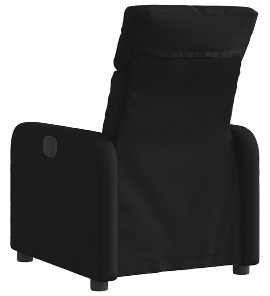 Elektrické polohovací křeslo černé textil 3206683