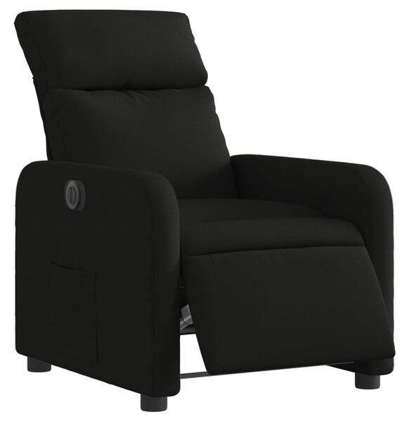 Elektrické polohovací křeslo černé textil 3206683