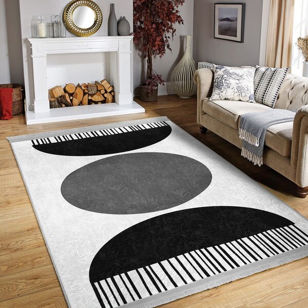 Bílo-černý koberec 160x230 cm – Mila Home