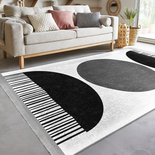Bílo-černý koberec 160x230 cm – Mila Home